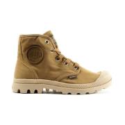 Palladium Canvas Hi-Top Sneakers Beige, Dam