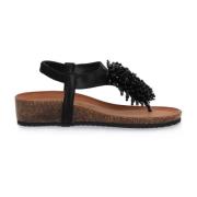 Igi&Co Flat Sandals Black, Dam