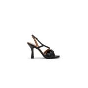 Carmens High Heel Sandals Black, Dam