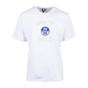 North Sails Herr Bomull T-shirt Kollektion White, Herr