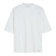 Cinque T-shirt med rak passform White, Herr