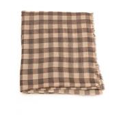 Brunello Cucinelli Lyxigt Lurex Vinterscarf Beige, Dam