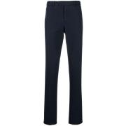 Brunello Cucinelli Slim Chino Byxor Blå Blue, Herr