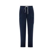 Brunello Cucinelli Tapered Trousers Blue, Herr