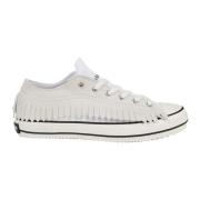 Palm Angels Vita Lädersneakers White, Herr