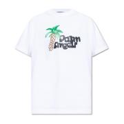 Palm Angels Märkt T-shirt White, Herr