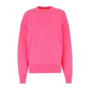 Palm Angels Tränings T-shirt - Mysig och Stilfull Pink, Dam