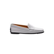 Tod's Vita Mokkasiner - City Gommino White, Dam