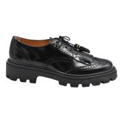 Tod's Laced Shoes Black, Dam