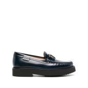 Tod's Marinblå 54K Loafers för kvinnor Blue, Dam