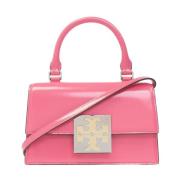 Tory Burch Läder axelväska Pink, Dam