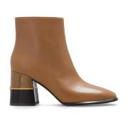 Tory Burch Ankelboots med klack Brown, Dam