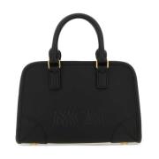 MCM Aren Boston Mini Handväska Black, Dam