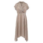 Peserico Maxi Klänning Beige, Dam