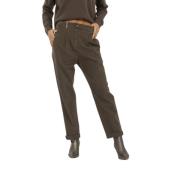 Peserico Sport Elastiska Midjbyxor Brown, Dam