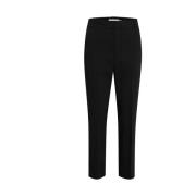 InWear Klassiska Slim-Fit Byxor 30107627 Svart Black, Dam