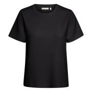 InWear Löst Passform Ovan Armbåge T-Shirt Black, Dam