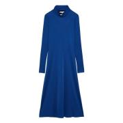 Patrizia Pepe Daglig Maxi Klänning Blue, Dam