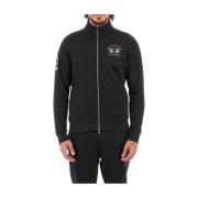 La Martina Klassisk Zip Logo Herrtröja Black, Herr