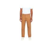 Knowledge Cotton Apparel Vanliga Beige Chino Shorts Brown, Herr