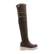 March23 Over-knee Boots Beige, Dam