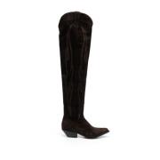 Sonora Over-knee Boots Brown, Dam