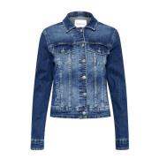 My Essential Wardrobe Denim Jacka Blue, Dam