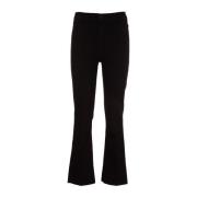 Mother Flared Jeans Black, Dam