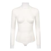 Burberry Elegant Halvtransparent Body White, Dam