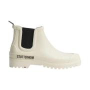 Stutterheim Chelsea Rain Boots Rain Beige, Dam