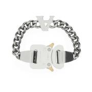 1017 Alyx 9SM Silvermetallarmband Gray, Herr