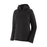 Patagonia Dam Zip Neck Hoody Black, Dam