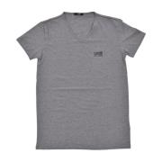 Cavalli Class T-Shirts Gray, Herr