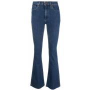 3X1 Ink Blue Flared Jeans Blue, Dam