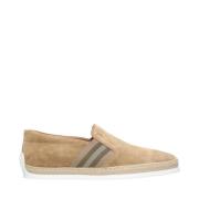 Tod's Mocka Slip-On Espadriller Beige, Herr