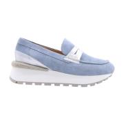 Laura Bellariva Stiliga Moccasin Loafers för Kvinnor Blue, Dam