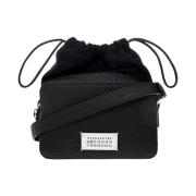 Maison Margiela Läder axelväska 5AC Black, Dam