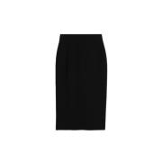 Max Mara Studio Pencil Skirts Black, Dam