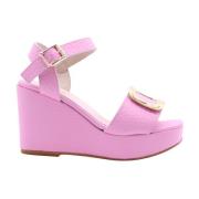 E mia Wedges Pink, Dam