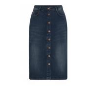 C.Ro Denim Skirts Blue, Dam