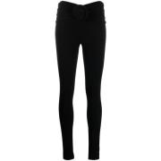 Magda Butrym Blommapplikation Leggings Black, Dam