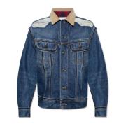 Maison Margiela Jeansjacka med vintageeffekt Blue, Herr