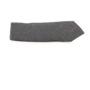 Kiton Lyxig Cashmere Slips - 100% Cashmere, 7 Veck, 8cm Bredd Gray, He...