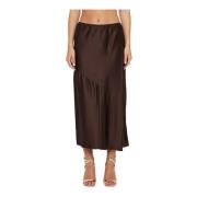 Erika Cavallini Maxi kjolar Brown, Dam