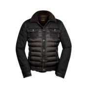 Moorer Denim Jacka Black, Herr