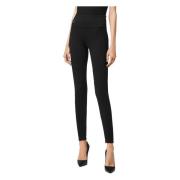 Philipp Plein Super High midjecyklist Leggings Iconic Plein Black, Dam