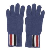Thom Browne Gloves Blue, Herr