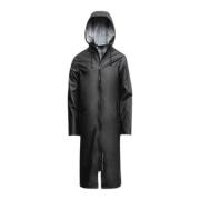 Stutterheim Stockholm Long Lightweight Zip Black Black, Unisex