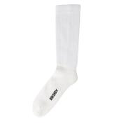 Rick Owens Stiliga Bomullsblandade Strumpor White, Herr