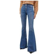 Liu Jo Ultra Flare Jeans Blue, Dam